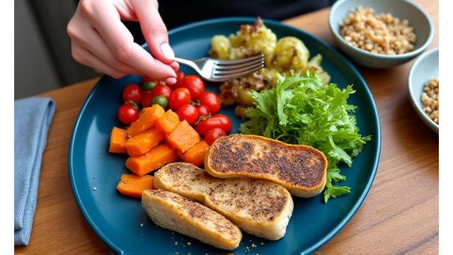 Blog post image about mindful eating.