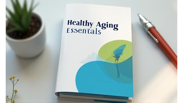 Cover of a lifestyle upgrade guide on healthy aging.