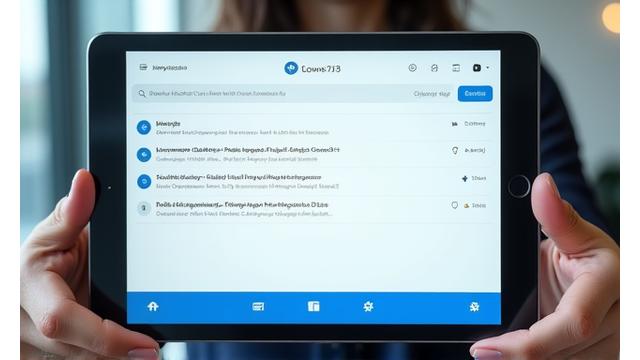 An organized email inbox with only essential notifications visible, symbolizing effective email management for reduced stress.