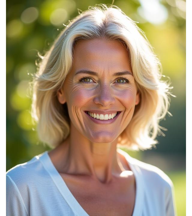 Woman enjoying vibrant health, symbolizing longevity and wellness after 35